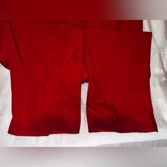 UA Best Buy Scrubs Women’s 5-Pocket‎ Drawstring Pants 2X Red - Picture 4 of 4